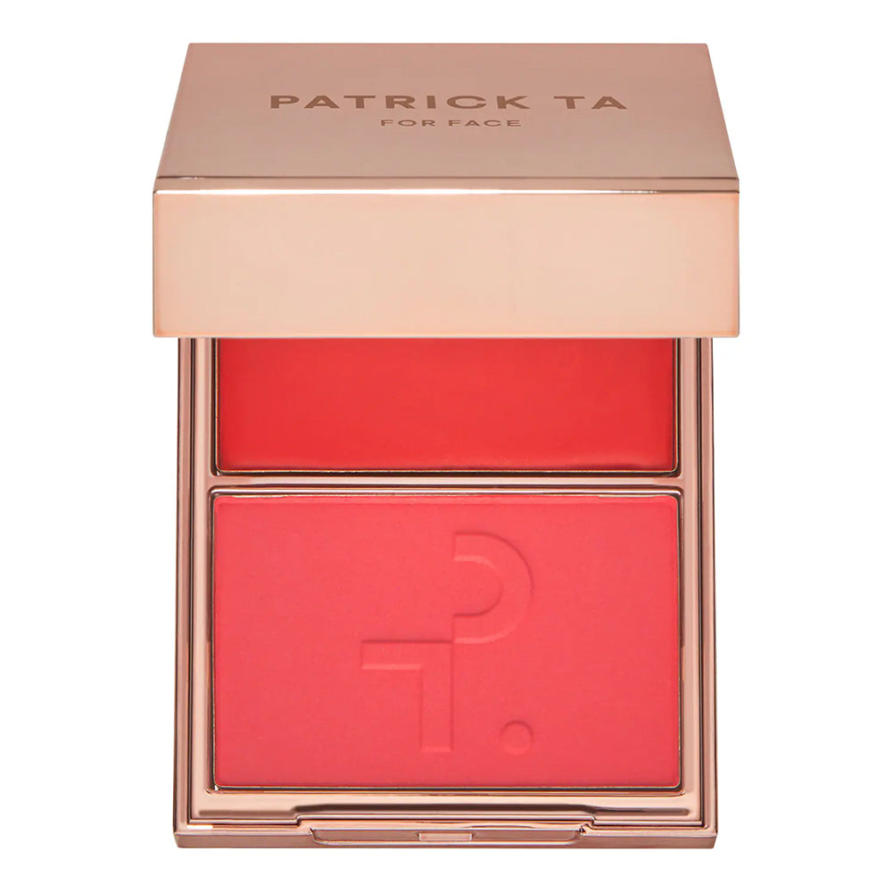 Major Headlines Double-Take Crème & Powder Blush Duo She's Vibrant - bright pinky coral
