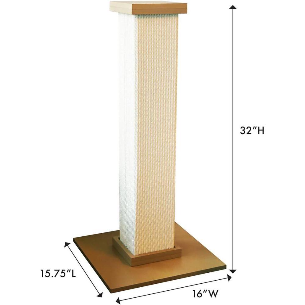 SmartCat Pioneer Poste para arañazos, el mejor, Beige para proteger los muebles y satisfacer las necesidades de tu gato