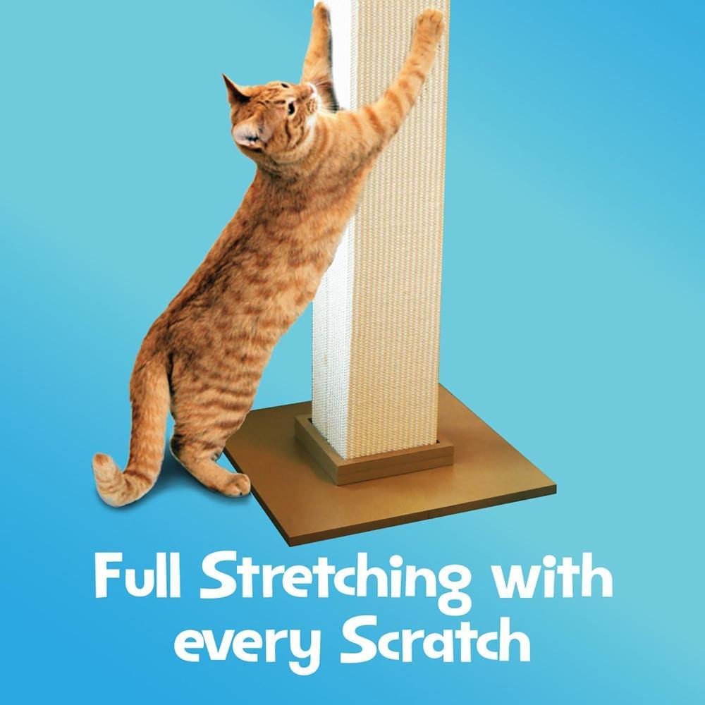 SmartCat Pioneer Poste para arañazos, el mejor, Beige para proteger los muebles y satisfacer las necesidades de tu gato