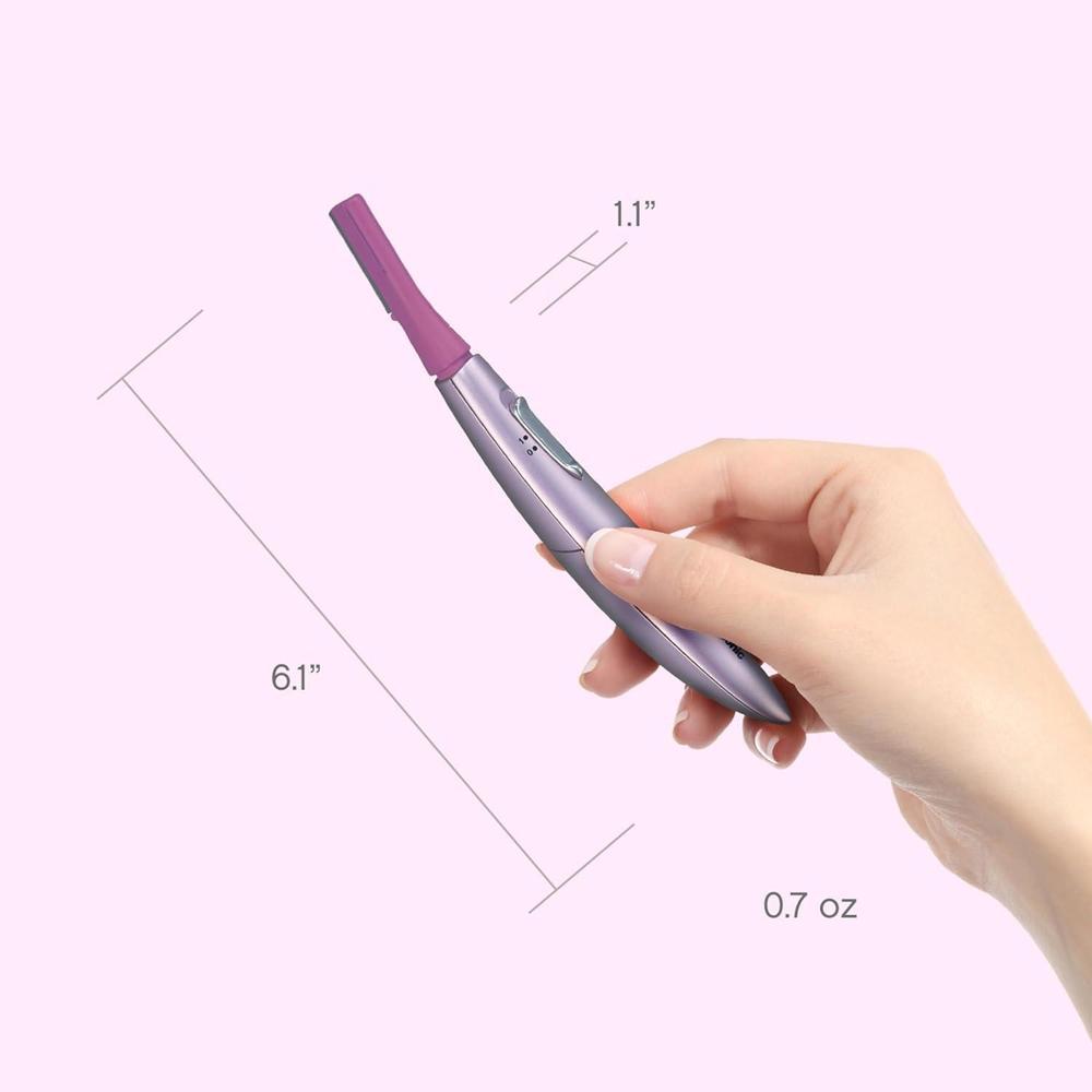 Panasonic Removedor de vello facial para mujer con cabezal pivotante y accesorios de cejas