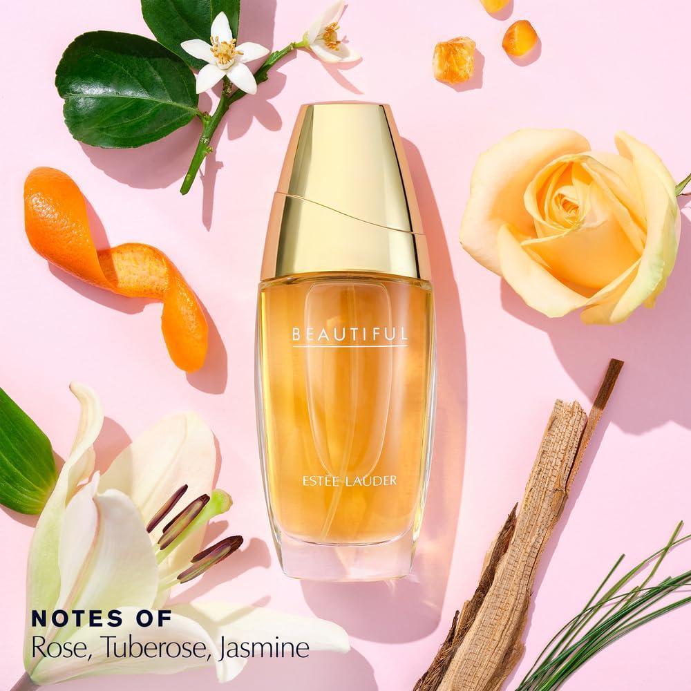 Estée Lauder Beautiful Eau de Parfum, notas de rosa, lirio y flor de naranja, perfume femenino elegante