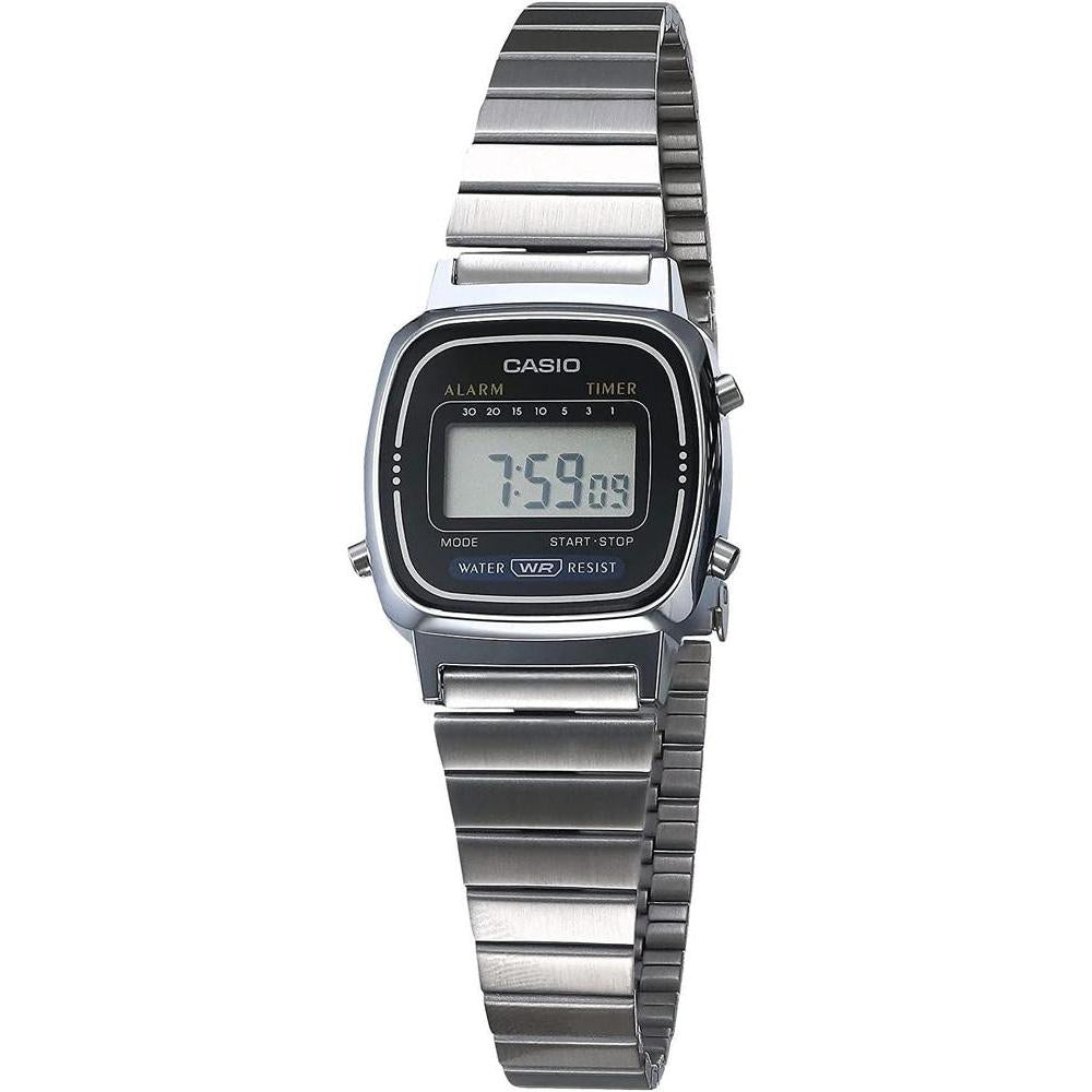 Casio LA670WA Series | Women's Digital Watch | Retro Design | WR | Daily Alarm | 1/10 SEC Stopwatch | Countdown Timer | Regular Time Keeping (HR, Min, SEC, PM, Date, Day) | 2 Year Battery