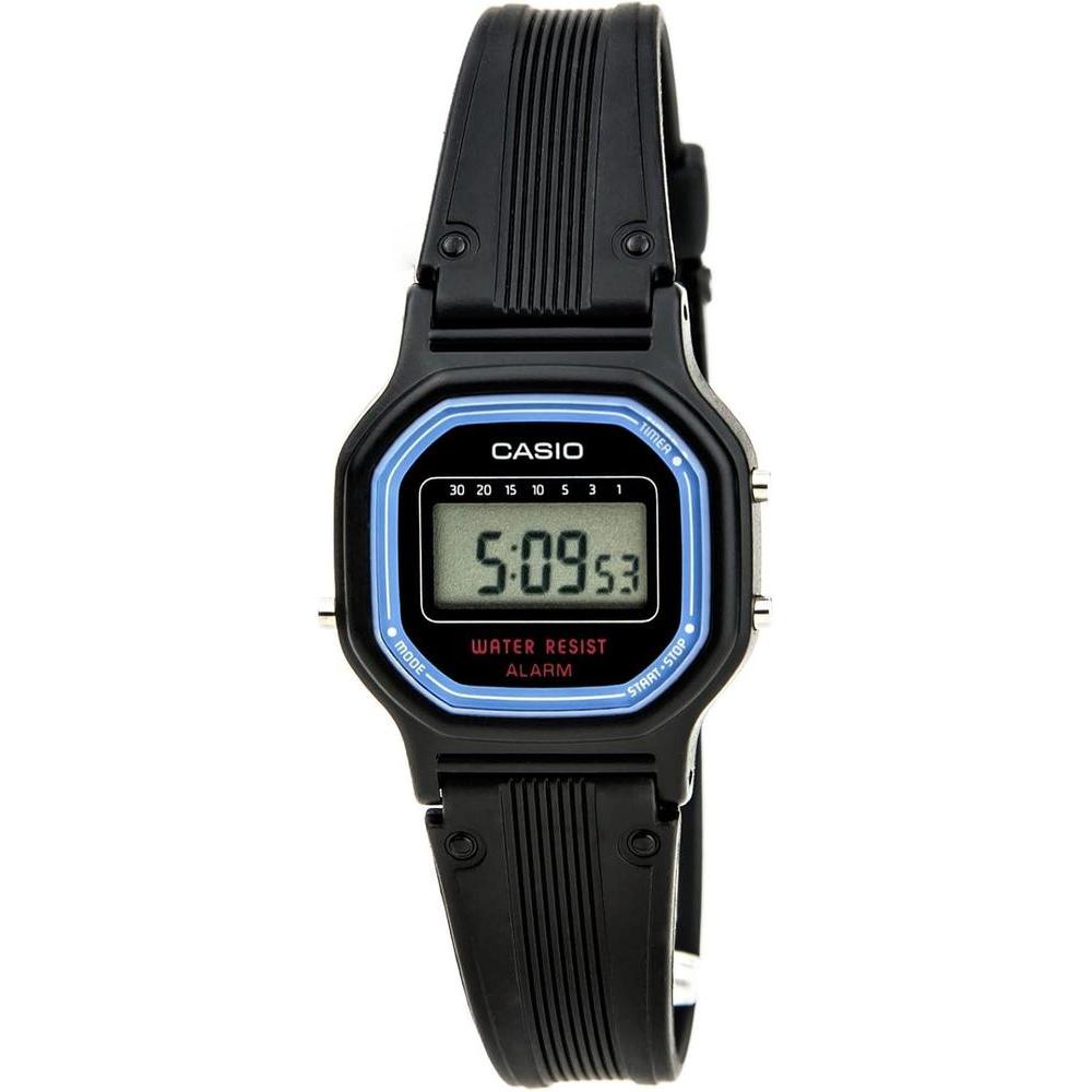 Casio Women's Vintage LA11WB-1 Sport Black Resin Band Watch