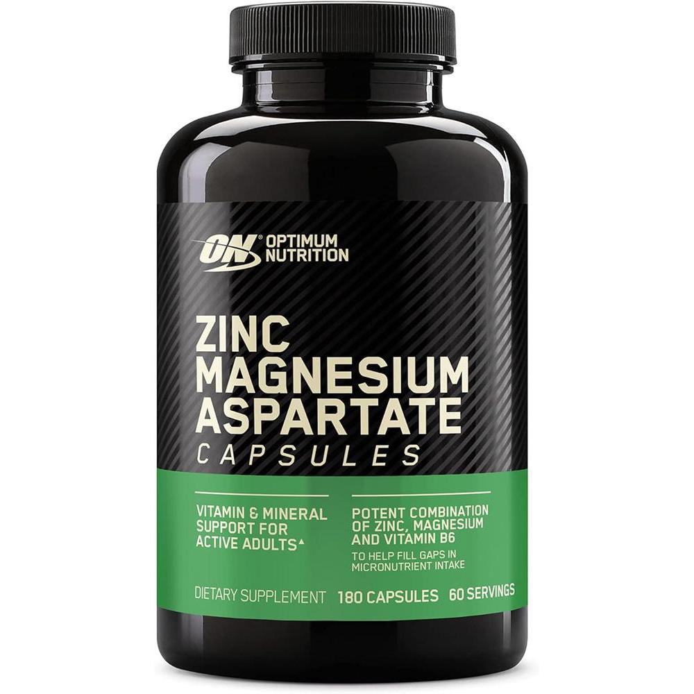 Optimum Nutrition Muscle Recovery and Endurance Supplement for Men and Women, Zinc and Magnesium Supplement, 180 Count