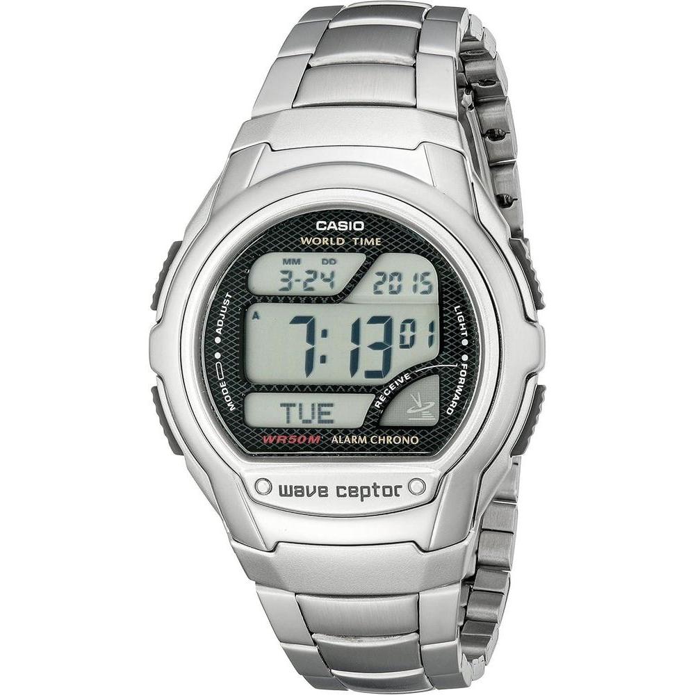 Casio Men's WV58A-1AVCR Waveceptor Black Resin Band Digital Watch