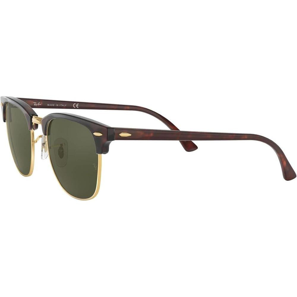 Ray-Ban Clubmaster Lentes de Sol Cuadrados con Protección UV y Montura Duradera de Acetato, Diferentes Colores y Tamaños