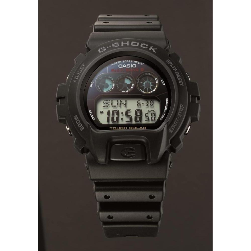 G-Shock GW6900-1 reloj solar deportivo negro y resistente para hombre, perfecto para un estilo de vida activo
