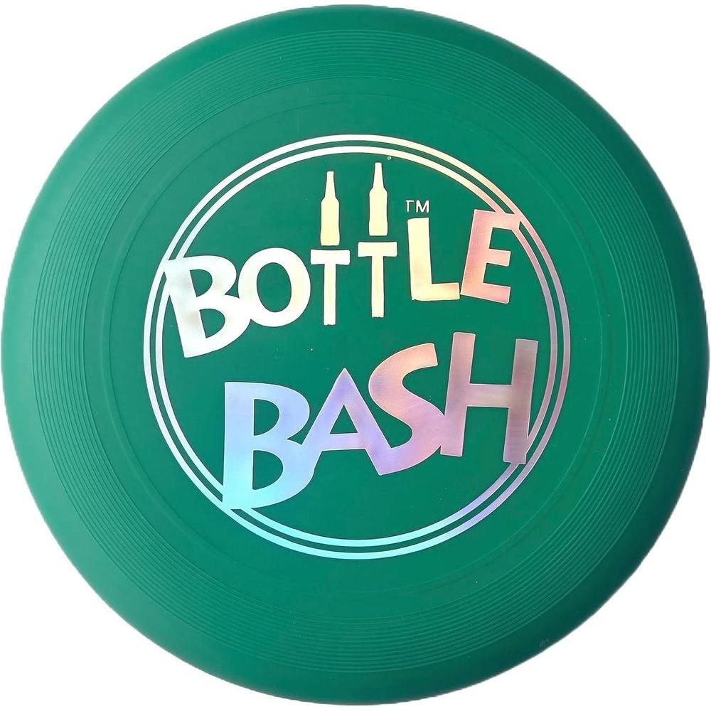 Set de juego estándar Bottle Bash con barrote de superficie suave, estilo original verde