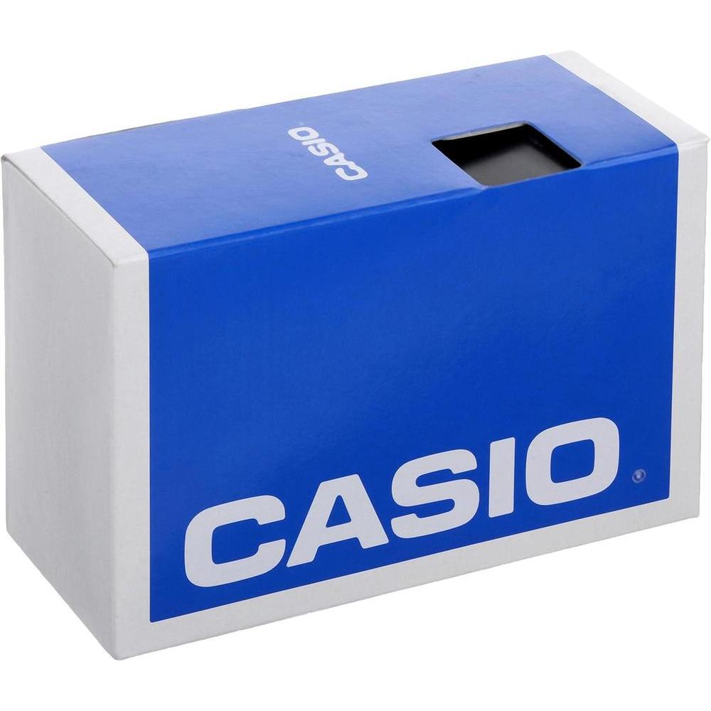 Reloj analógico Casio para hombres con resistencia al agua, luz LED, correa de nailon, cierre de velcro, horario regular
