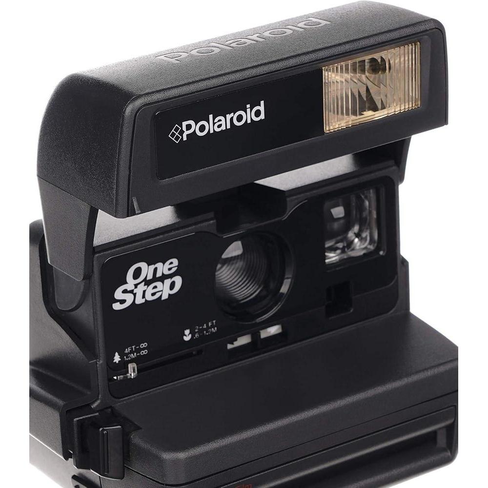 Polaroid One Step 600, cámara instantánea con flash, diseño vintage de los 80, compatible con película 600 para fotos al instante