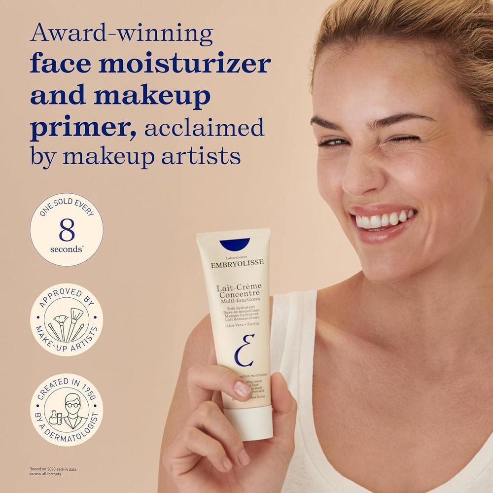 Embryolisse Lait-Crème Concentré: Hidratante diario y primer de maquillaje para todo tipo de piel con karité y aloe vera