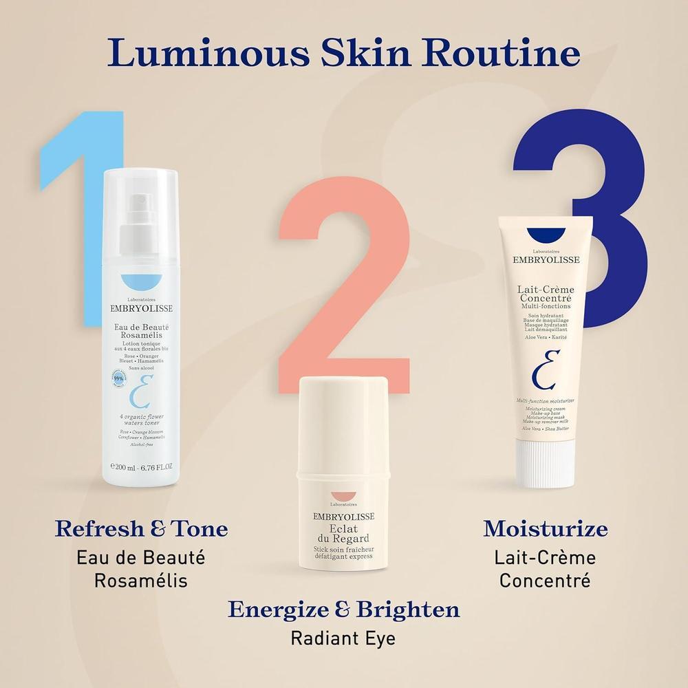 Embryolisse Lait-Crème Concentré: Hidratante diario y primer de maquillaje para todo tipo de piel con karité y aloe vera