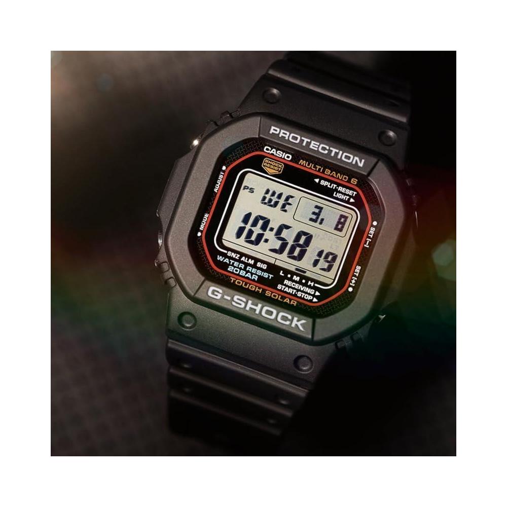 Casio G-Shock GWM5610-1 Reloj deportivo de resina para hombre, resistente y con energía solar, color negro