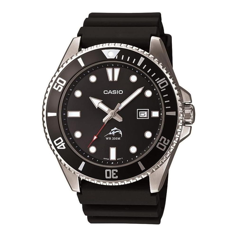 Casio MDV106 Series | Unisex Analog Watch | 200M WR | Stainless Steel Case | Resin Band | 2 Hand Analog (HR, Min, SEC) | Date Display | Screw Down Crown/Screw Down Caseback | 3 Year Battery