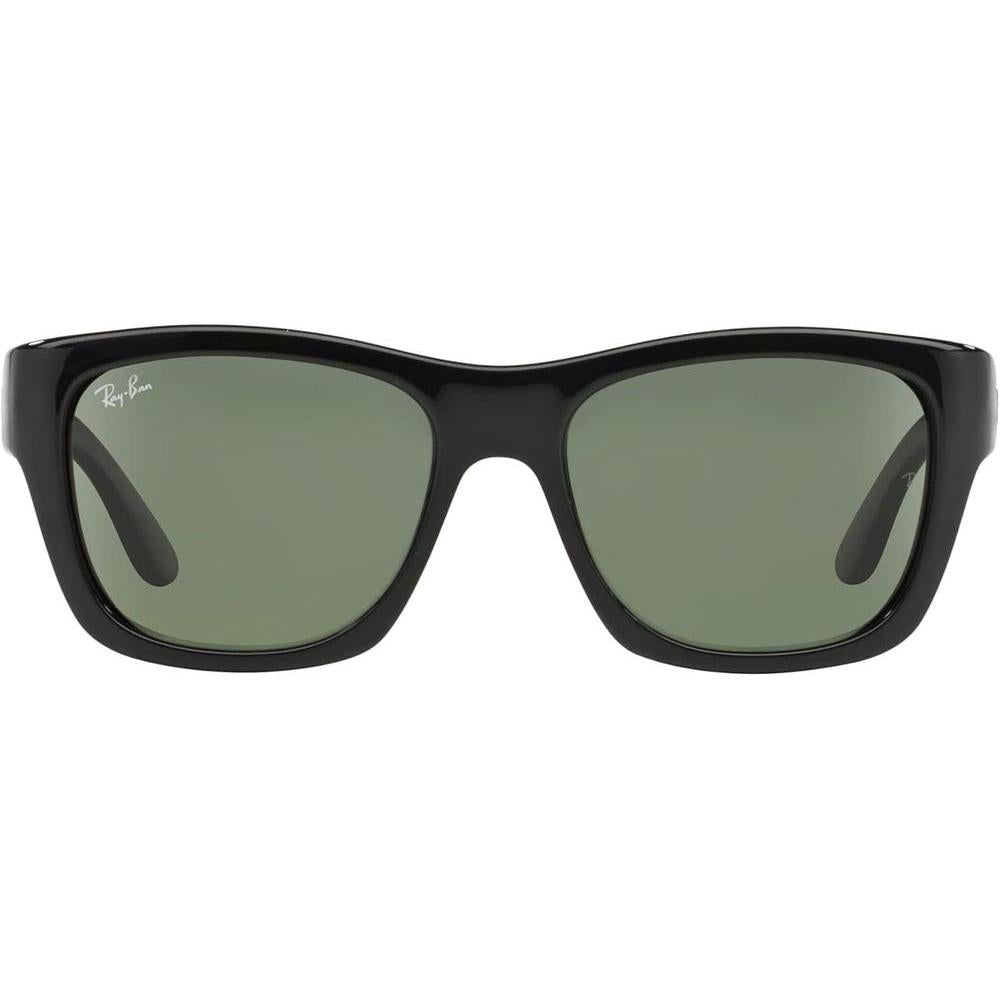 Ray-Ban Gafas de sol unisex con montura Habana ligera y lentes degradados marrones ideales para rostros ovalados