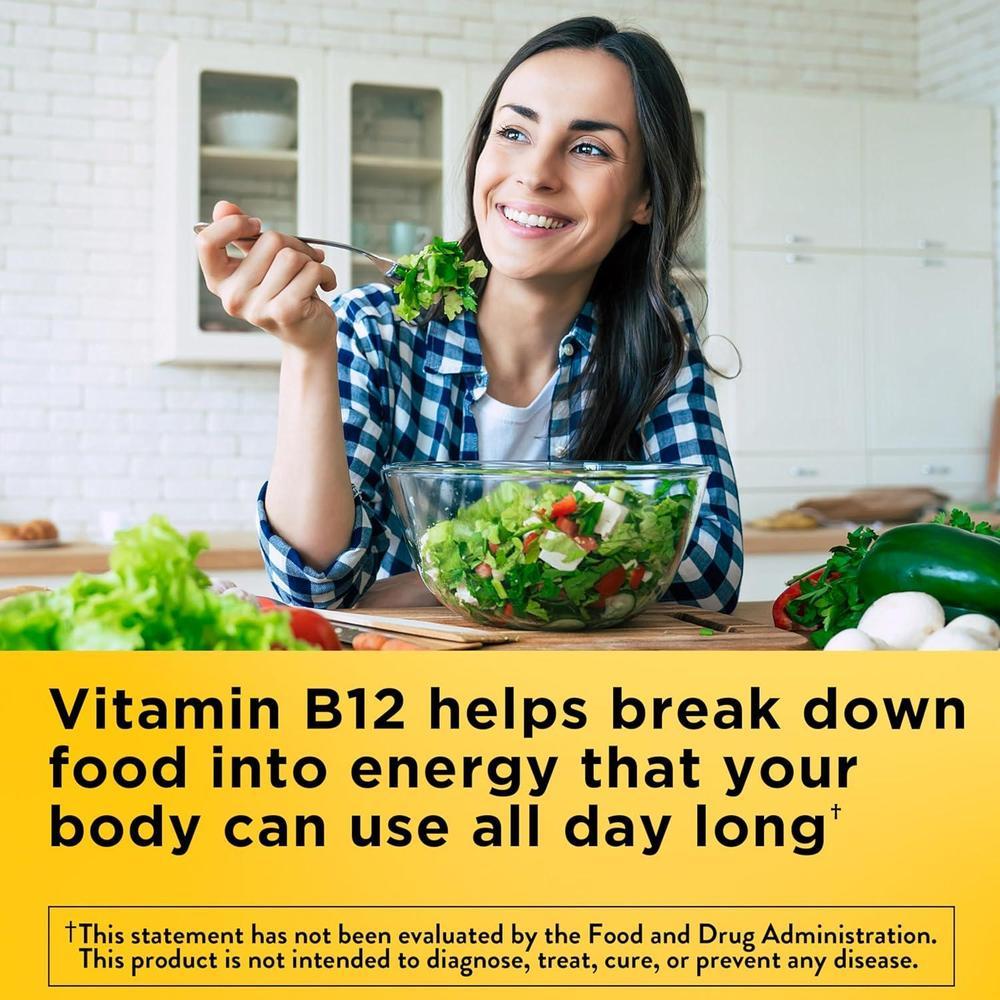 Nature Made Vitamina B12, suplemento dietético para el soporte del metabolismo energético, 150 cápsulas blandas