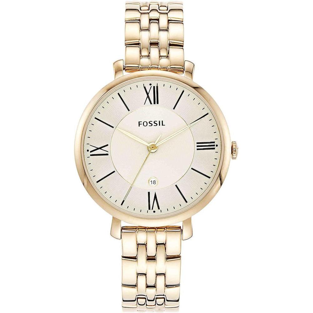 Fossil Jacqueline Women's Watch with Stainless Steel or Leather Band, Analog Watch Display