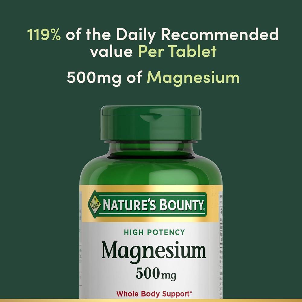 Natures Bounty, óxido de magnesio de alta potencia, 479.1 g