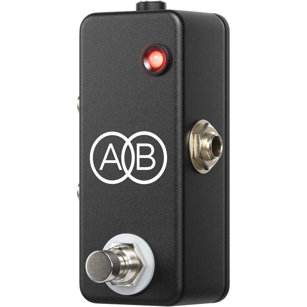 JHS Splitter para guitarra - Mini A/B, diseño compacto con voltaje de 9V y 100mA ideal para pedaleras ajustadas.