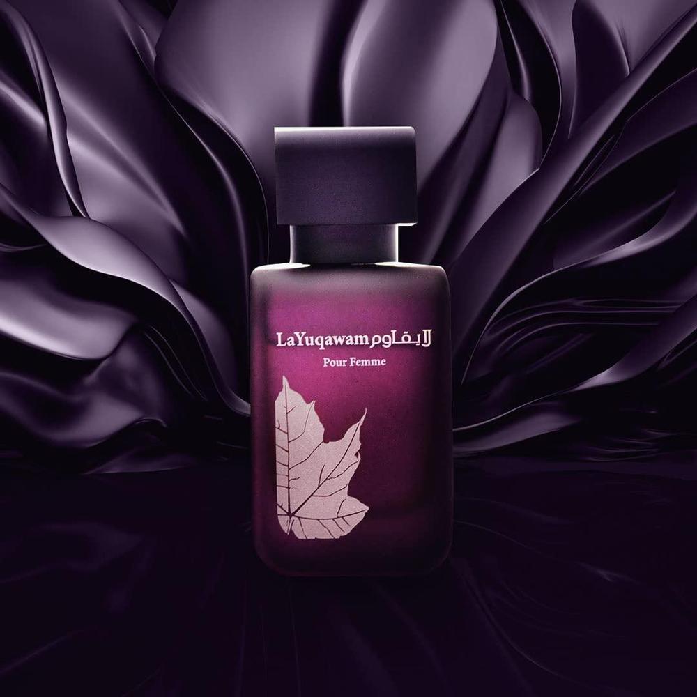 RASASI La Yuqawam - Eau de Parfum, Perfume árabe exclusivo para mujeres de larga duración y frescura