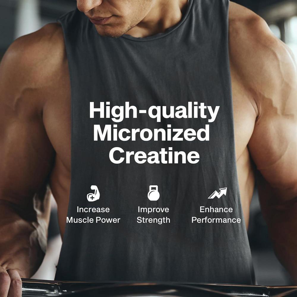 MuscleTech Platinum Monohidrato de Creatina en Polvo Micronizado para Recuperación y Masa Muscular, Sin Sabor, 80 Dosis