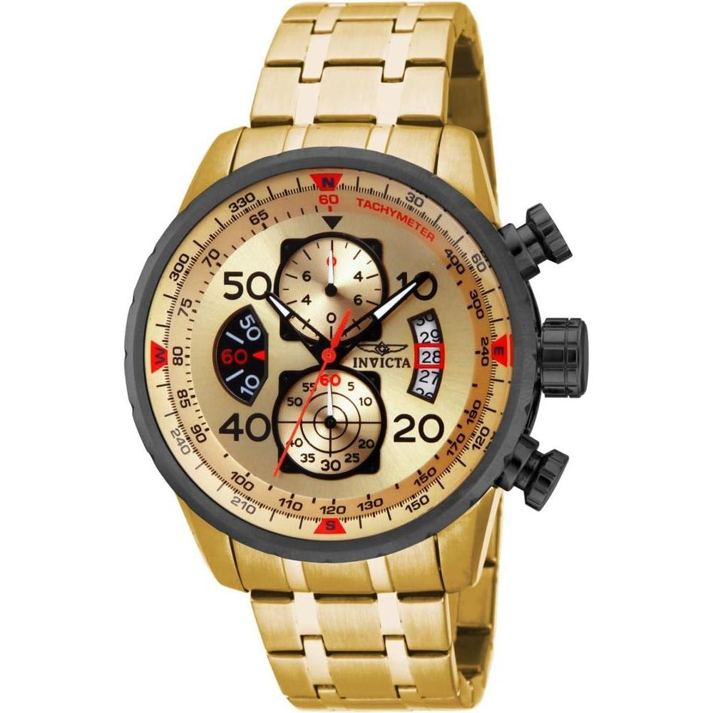 Invicta Men's Aviator Analog Display Japanese Quartz Watch