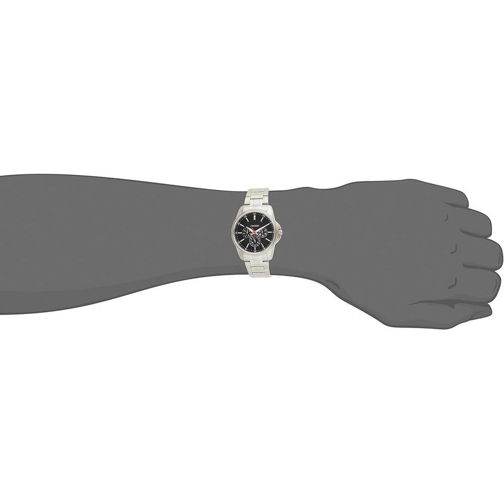 Reloj de cuarzo para hombre Citizen, diseño clásico en acero inoxidable, funcionalidades de calendario y resistencia al agua