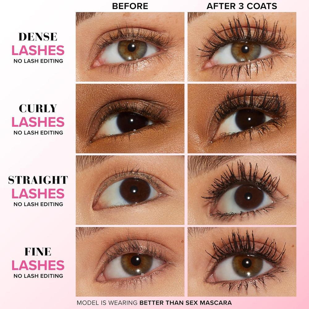 Máscara De Pestañas Too Faced Better Than Sex Volumizing Negro
