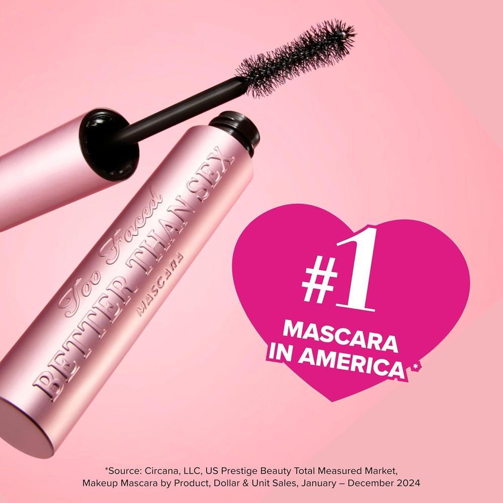 Máscara De Pestañas Too Faced Better Than Sex Volumizing Negro