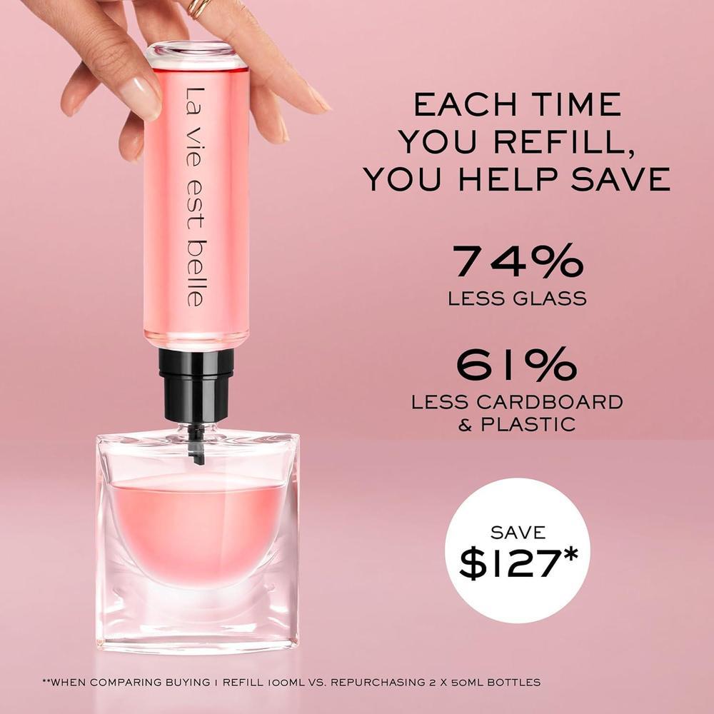 Lancôme La Vie Est Belle Eau de Parfum: fragancia de larga duración con notas de iris, pachulí y vainilla cálida