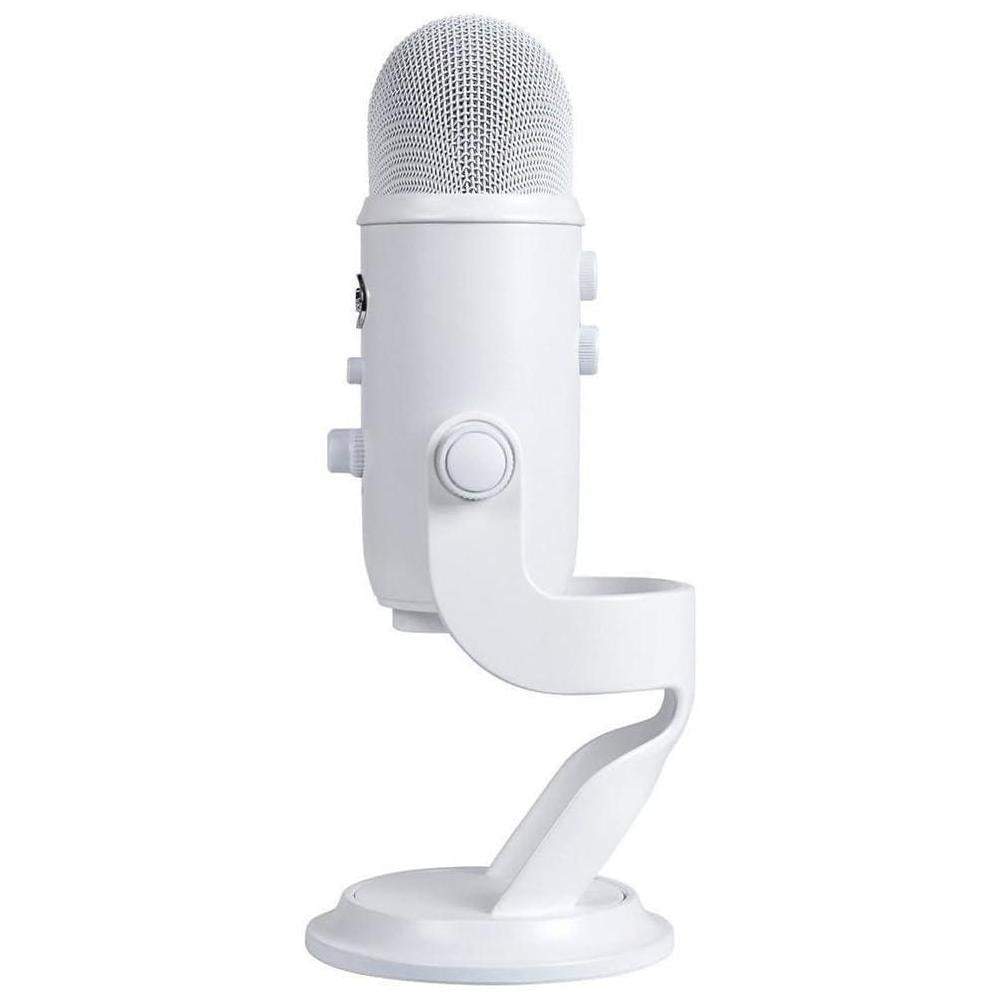 Logitech for Creators Blue Yeti - Micrófono USB para videojuegos, transmisión, pódcasts, blanco (Whiteout)