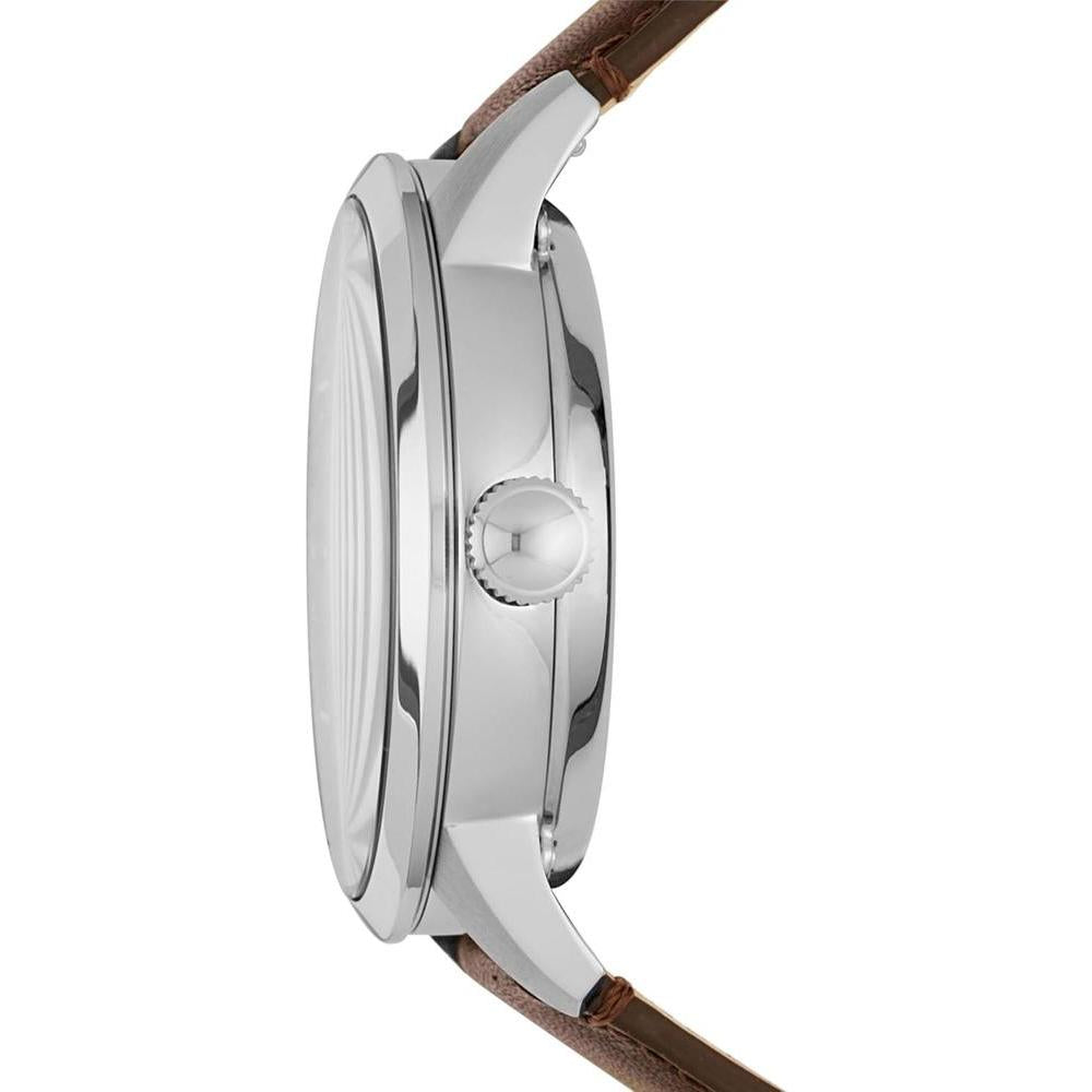 Reloj automático Fossil Townsman para hombre con diseño esqueleto en acero inoxidable y cuero elegante