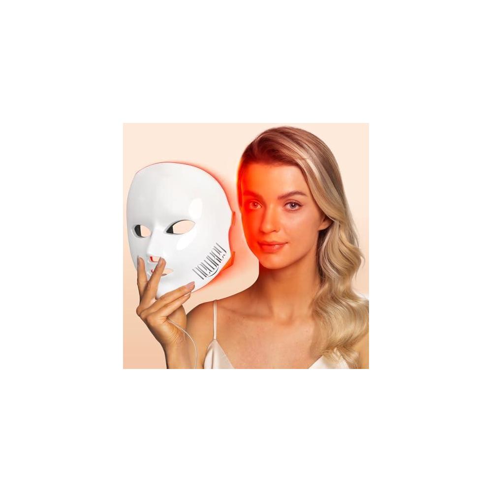 Sistema de terapia de fotones Newkey de luz LED, en 7 colores, para el cuidado de la piel facial y máscara de belleza
