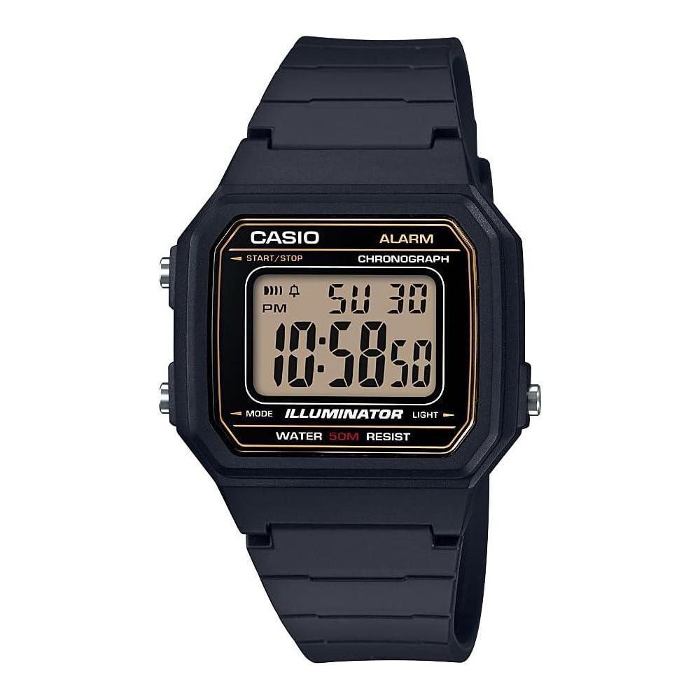 Casio W217H Series | Men’s Digital Watch | 50M WR | 1/100 Second Stopwatch | LED Backlight | Countdown Timer | 100 SEC Chronograph | Daily Alarm | Hourly Time Signal | 7 Year Battery