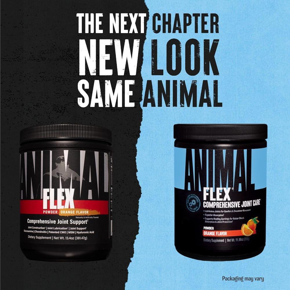 Animal Flex - Suplemento completo todo en uno, curcumina cúrcuma, colágeno, glucosamina, MSM, 30 cucharadas, polvo