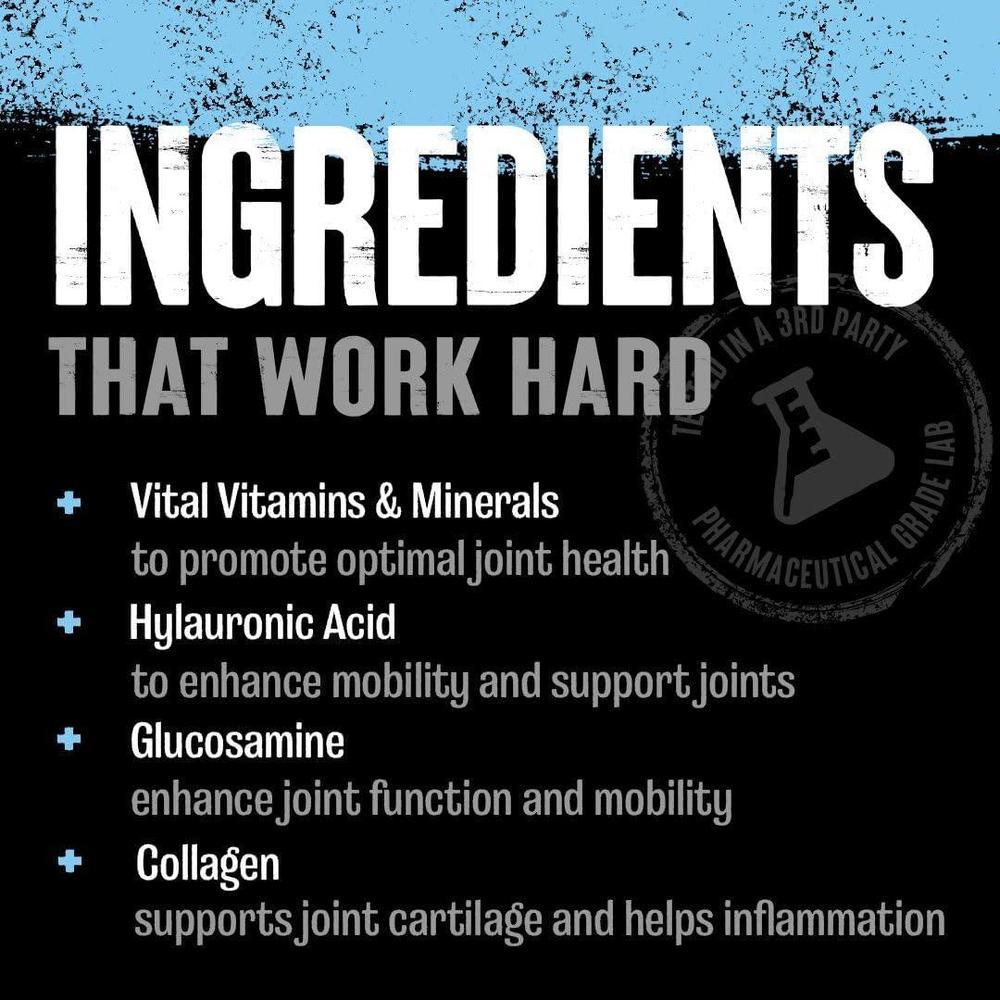 Animal Flex - Suplemento completo todo en uno, curcumina cúrcuma, colágeno, glucosamina, MSM, 30 cucharadas, polvo