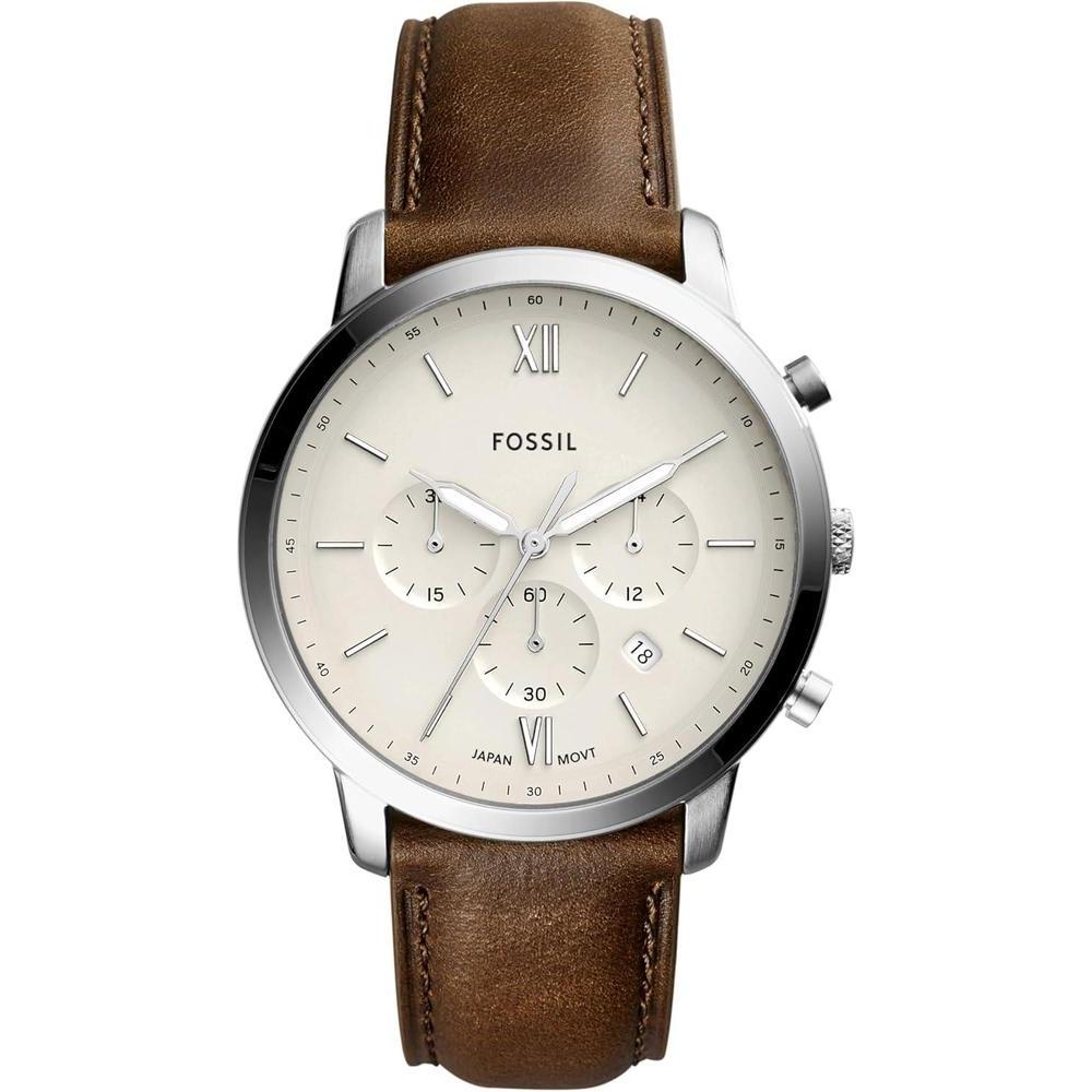 Fossil Neutra Men's Chronograph Watch with Stainless Steel Bracelet or Genuine Leather Band