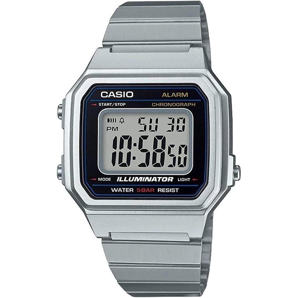 Casio Men's B650WD-1ACF Classic Digital Display Quartz Silver Watch