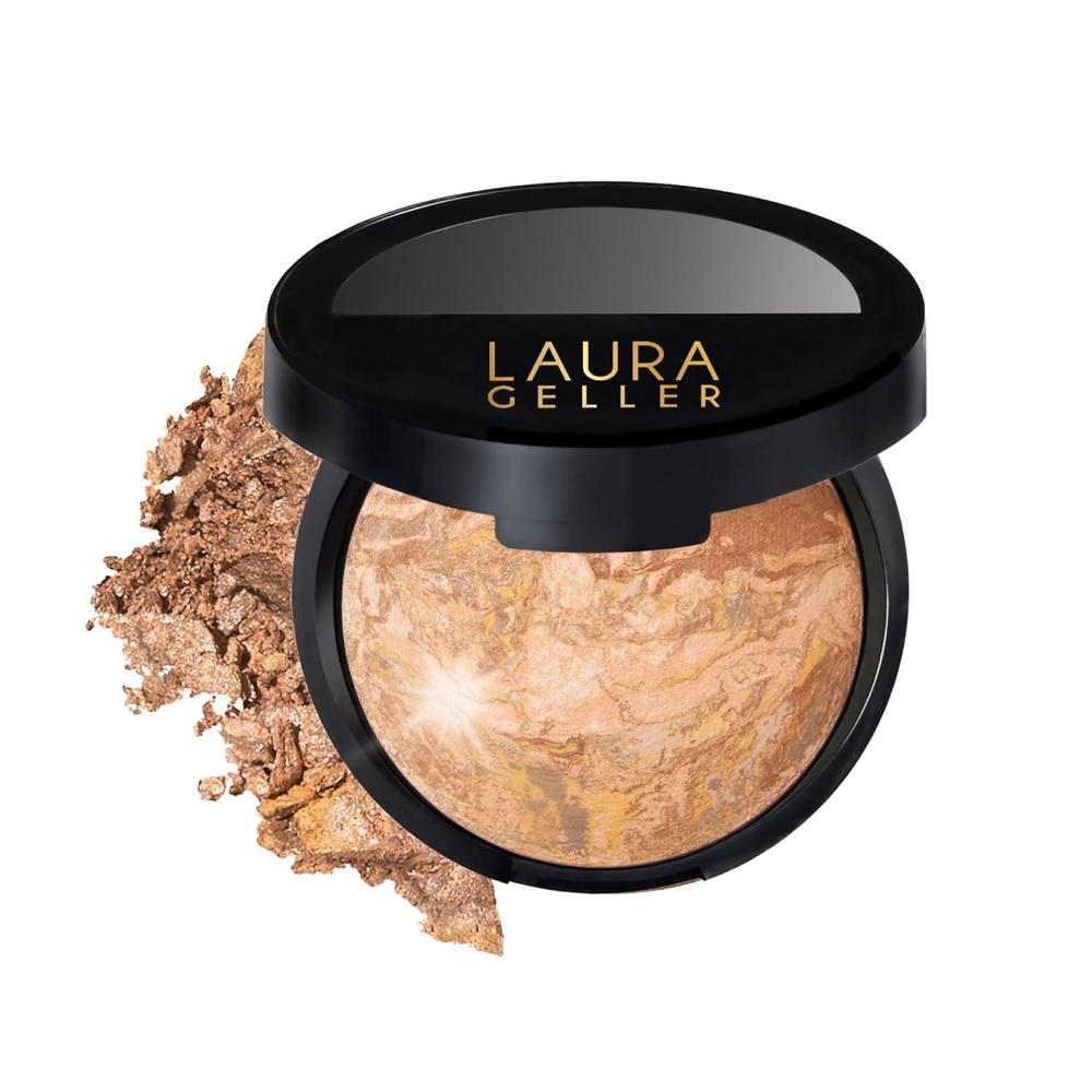 LAURA GELLER NEW YORK Baked Balance-N-Glow Base Iluminadora - Mediano - Cobertura Modulable de Transparente a Ligera - Acabado Satinado