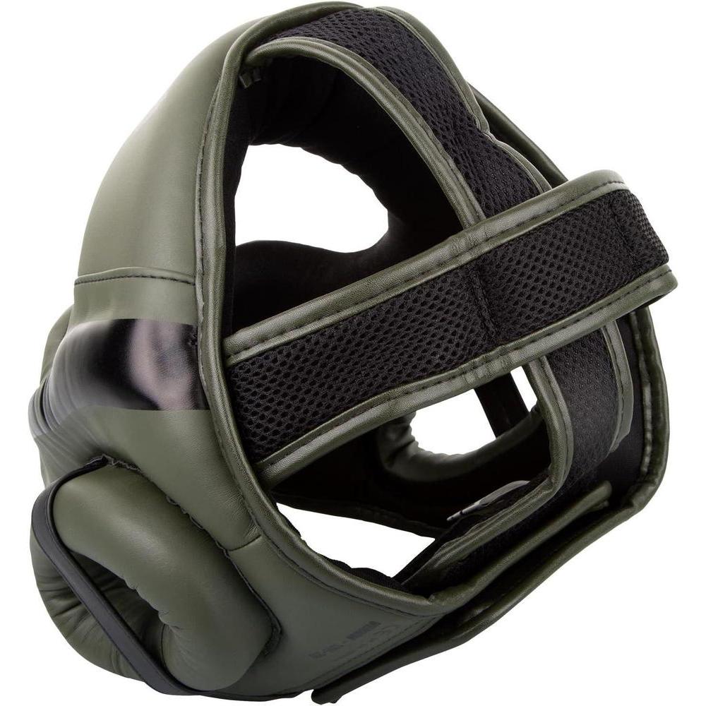 Casco protector Venum Elite: ligero y ajustable, perfecto para boxeo y MMA, con diseño ergonómico y malla ventilada