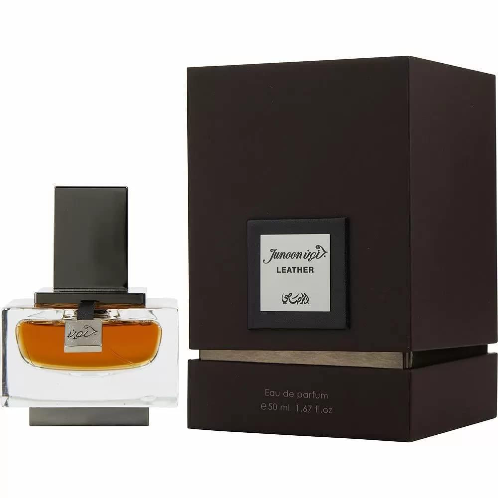 Rasasi Junoon Leather for Men Eau de Parfum Spray