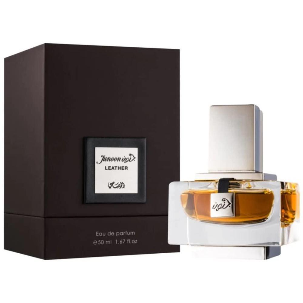 Rasasi Junoon Leather for Men Eau de Parfum Spray