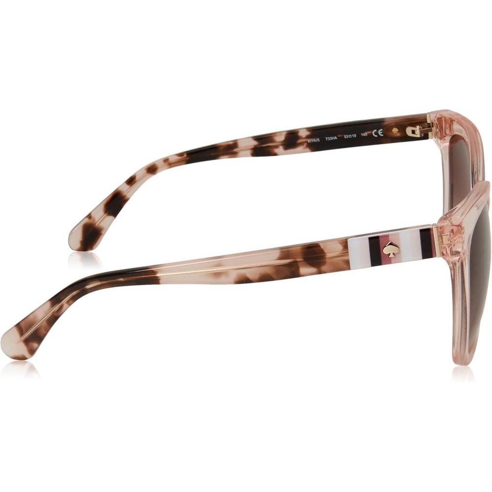 Gafas de sol cuadradas Kiya para mujer de Kate Spade, diseño en melocotón con protección UV 100%