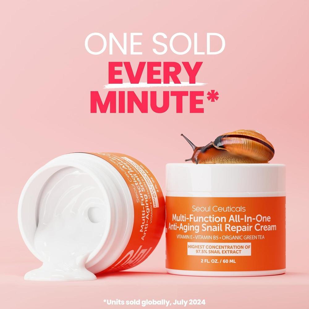 Seoulceuticals Crema Hidratante Con 97.5% Mucina De Caracol 60ml