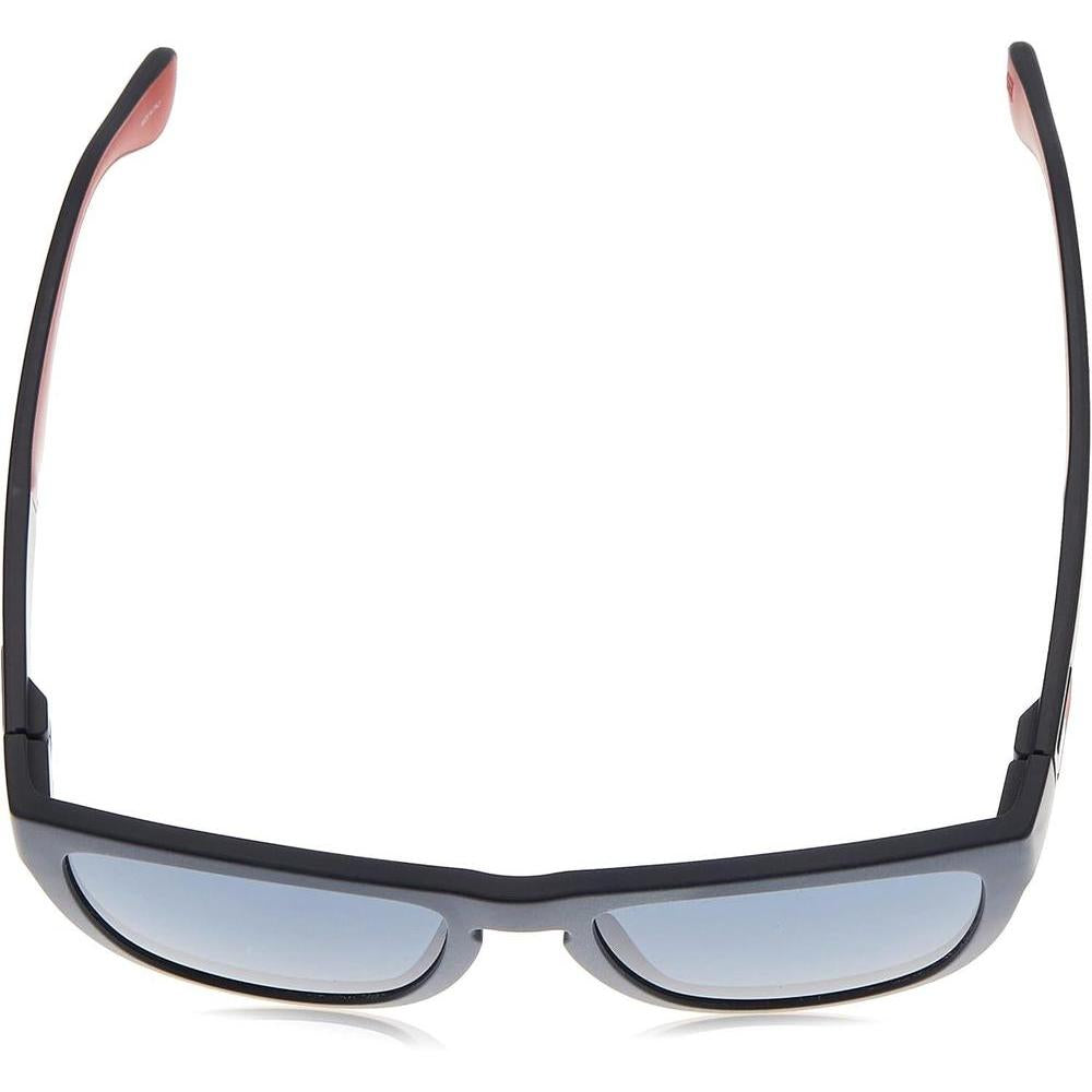 Gafas de sol cuadradas para hombre Tommy Hilfiger con marco de plástico y protección UV, incluye funda de marca