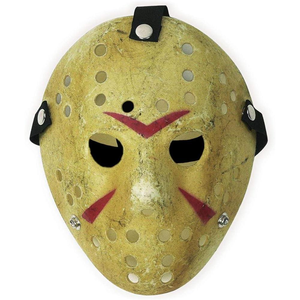 CASA CLAUSI Mask Cosplay Halloween Costume Mask Prop Horror Hockey Yellow