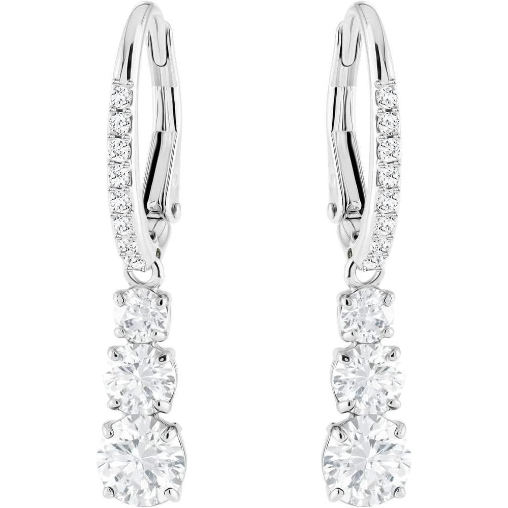 Swarovski Attract Trilogy Crystal Necklace and Earrings Jewelry Collection