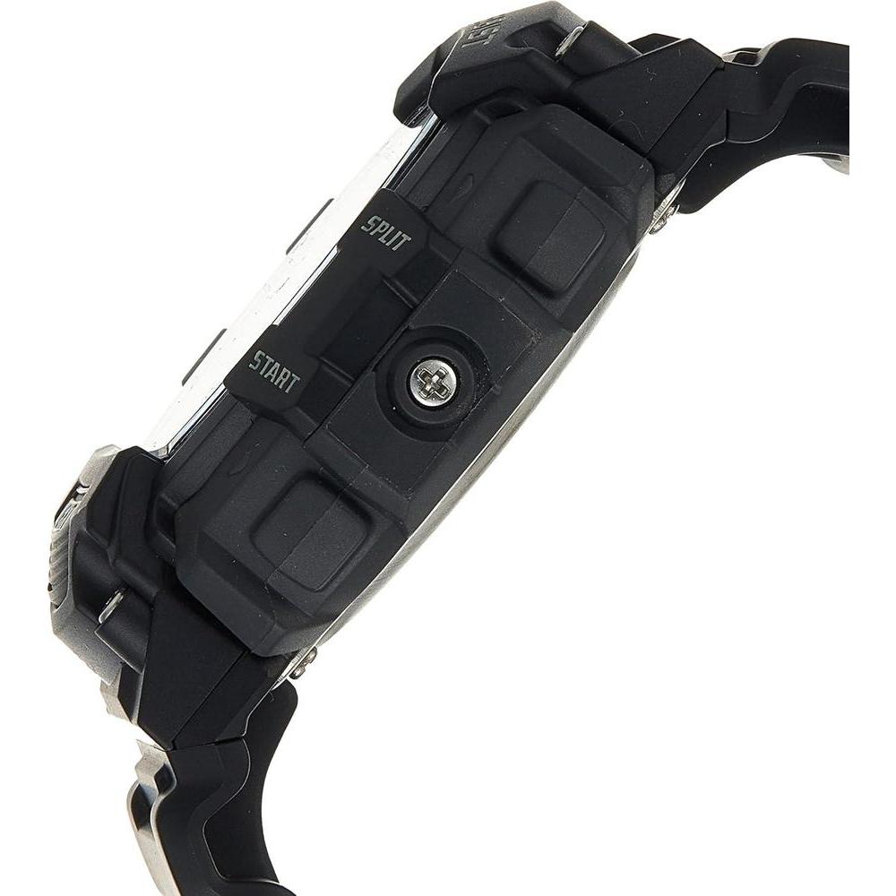 Casio Reloj de cuarzo resistente al barro con correa de resina y cuerpo de acero inoxidable, modelo TRT-110H-1AVCF
