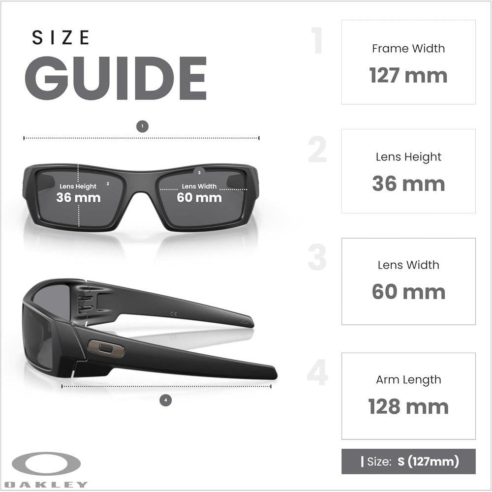 Gafas de sol Oakley Gascan OO9014 con correa, paño de limpieza y kit de cuidado iWear incluidos