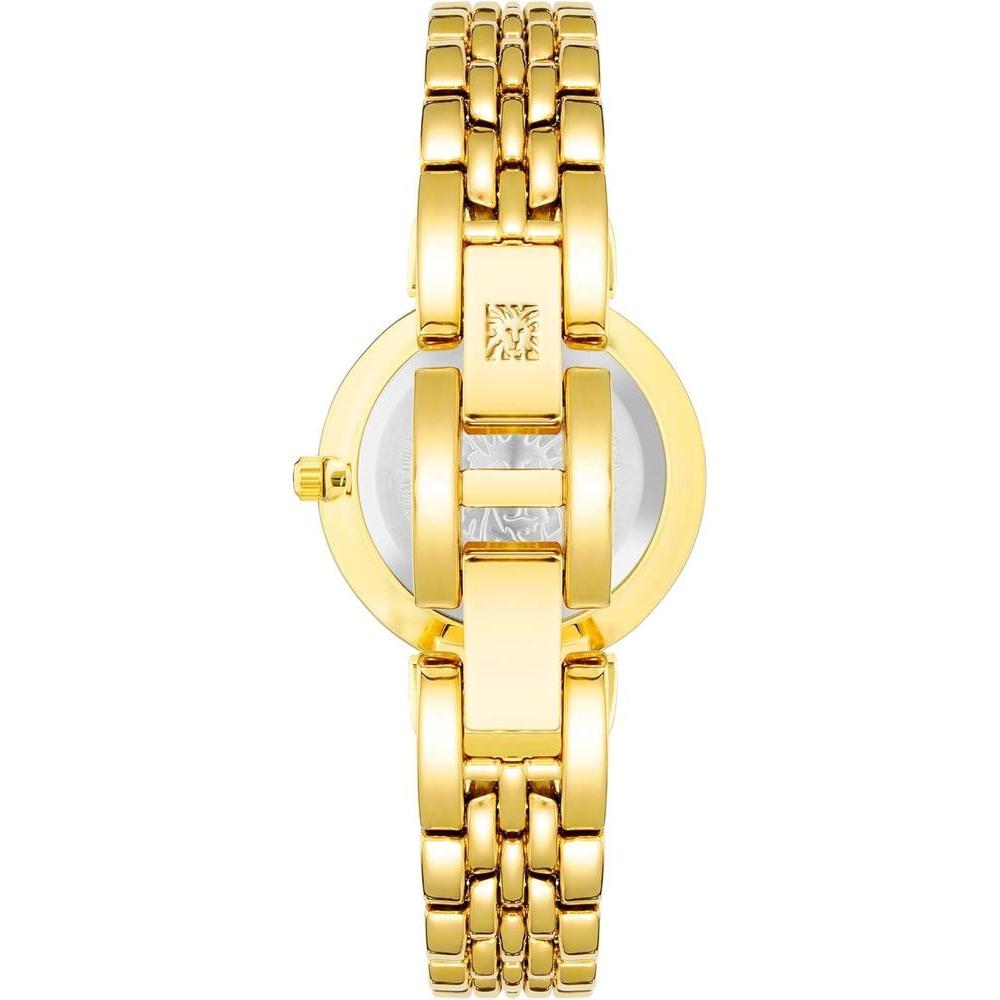 Reloj de pulsera para mujer Anne Klein con cristal mineral resistente y diseño elegante